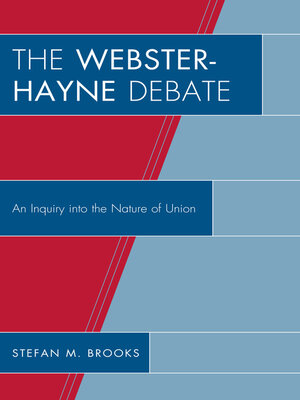 cover image of The Webster-Hayne Debate